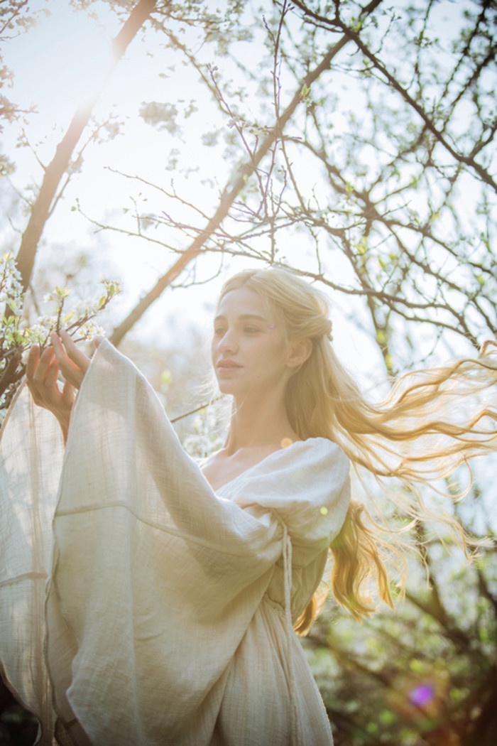 欧美女生小清新浪漫意境壁纸