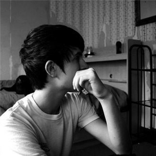 非主流欧美黑白男生个性伤感图片