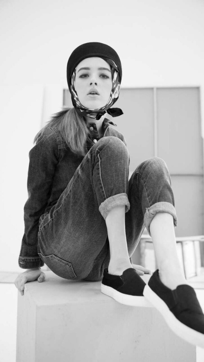 潮流欧美帅气女生个性竖屏壁纸