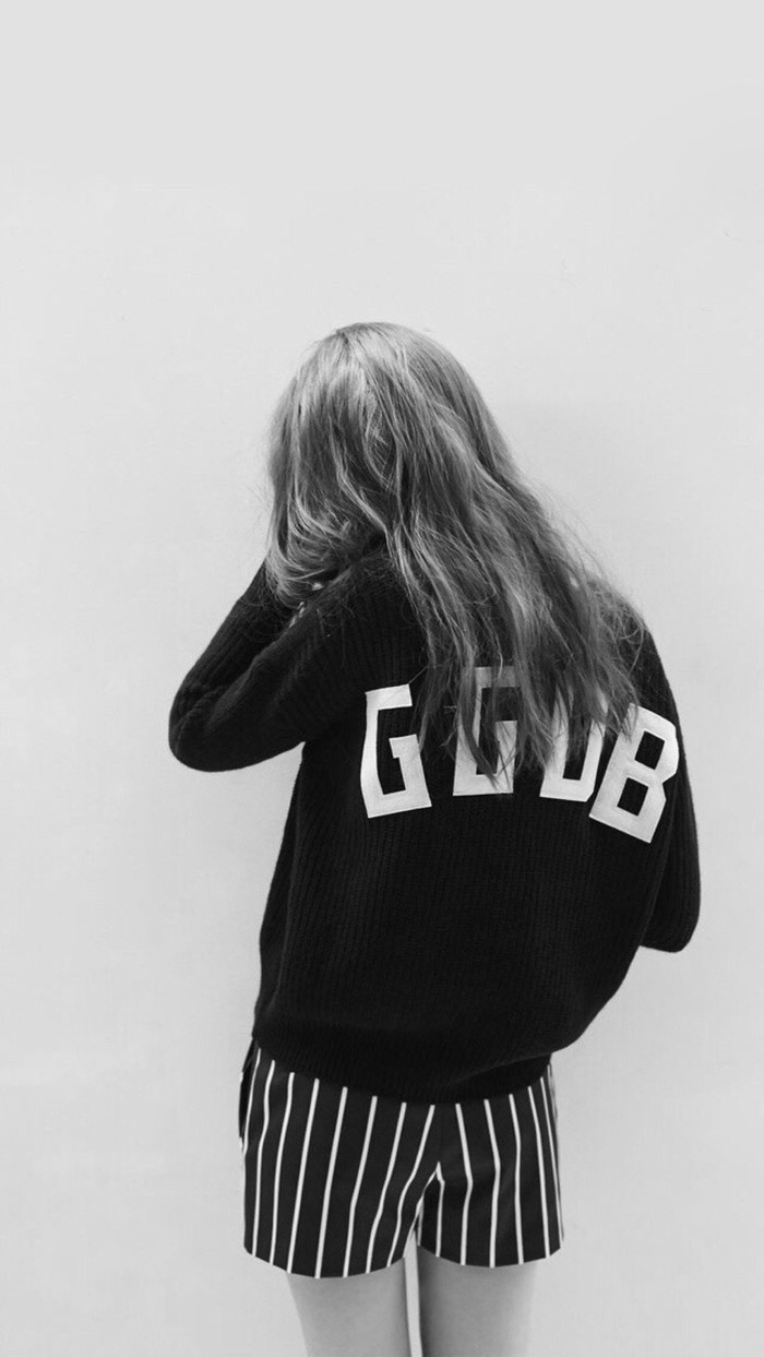 伤感欧美范背影黑白照片