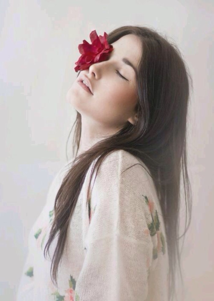 治愈系欧美女生唯美意境图片