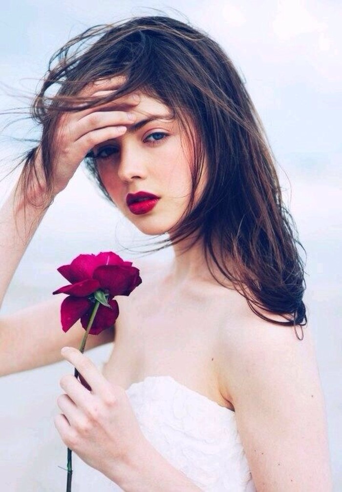 治愈系欧美女生唯美意境图片