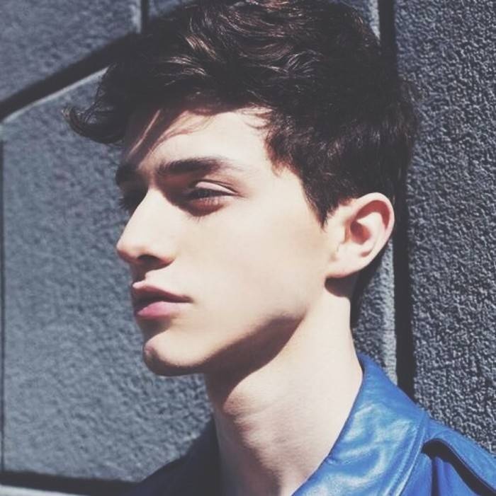 非主流帅气欧美男生侧面个性头像