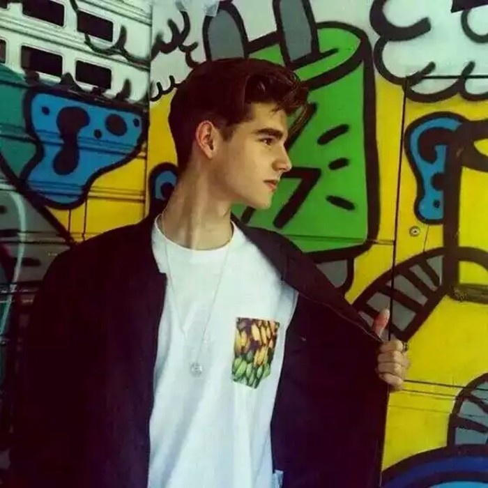 非主流帅气欧美男生侧面个性头像