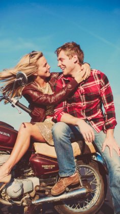 治愈系欧美情侣拥抱壁纸图片