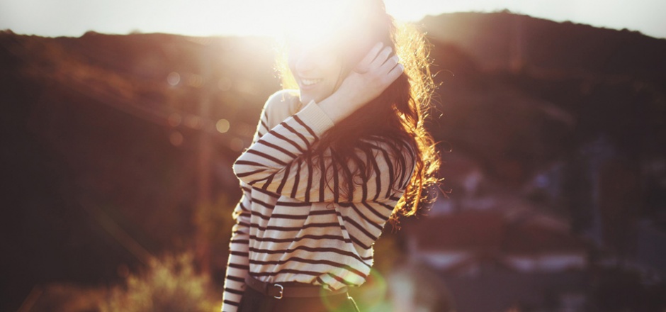 邻家欧美小清新女生浪漫意境壁纸