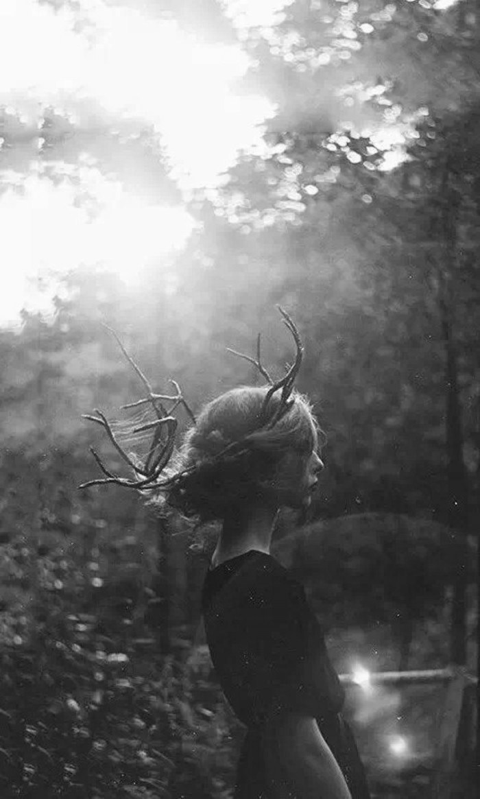 欧美黑白意境小清新壁纸图片