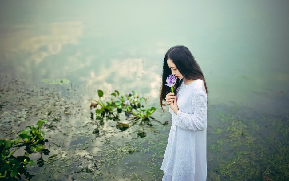 个性欧美意境婚纱高清写真