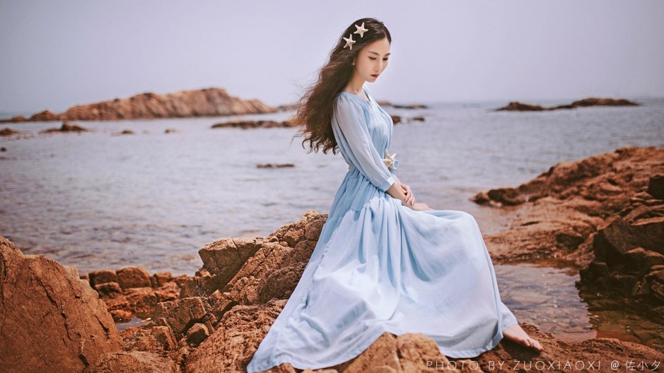 个性欧美意境婚纱高清写真