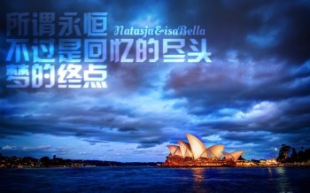 带字欧美意境横图空间素材