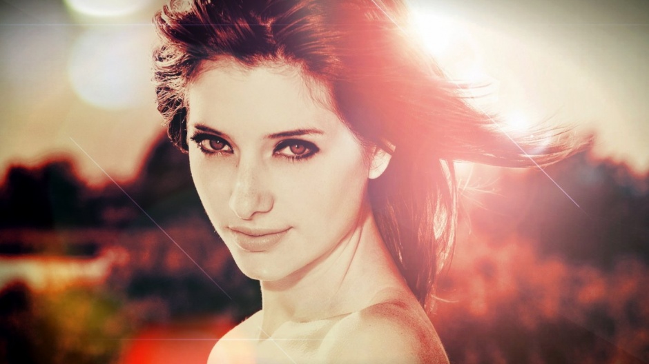 欧美森女系意境图片桌面壁纸