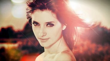 欧美森女系意境图片桌面壁纸