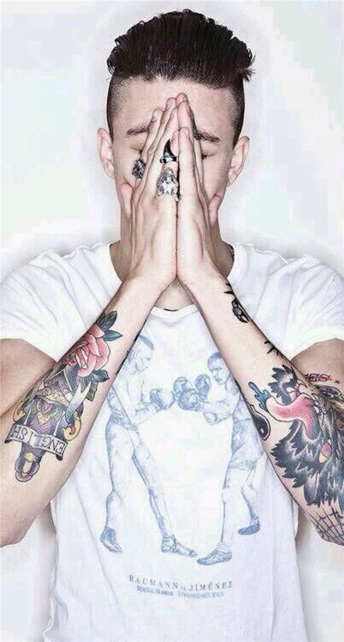 霸气帅哥纹身欧美图片赏析
