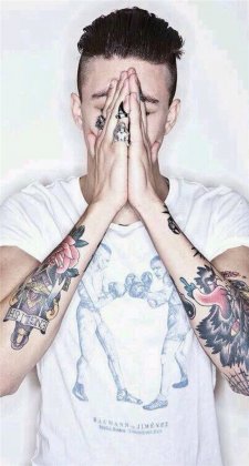 霸气帅哥纹身欧美图片赏析