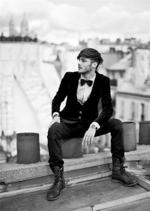 非主流伤感欧美男生黑白素材图片