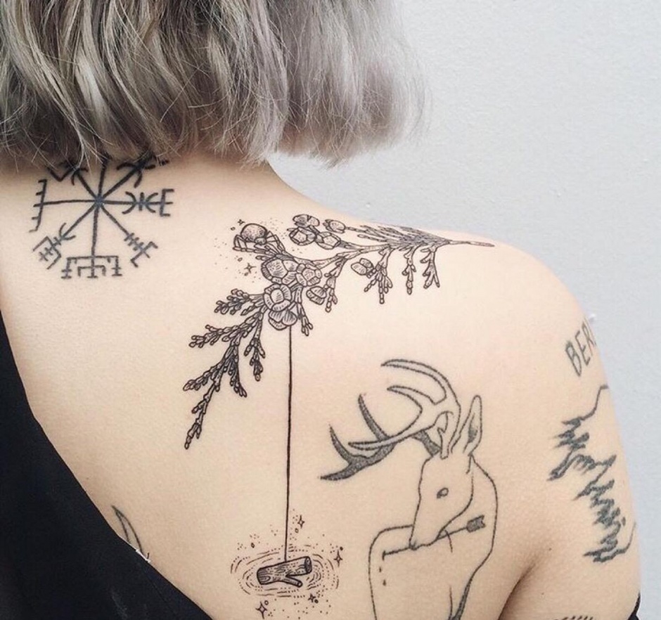 超霸气的纹身欧美图片