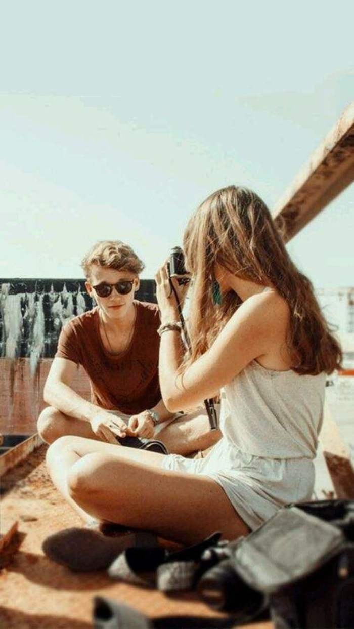 非主流森系欧美风情侣图片