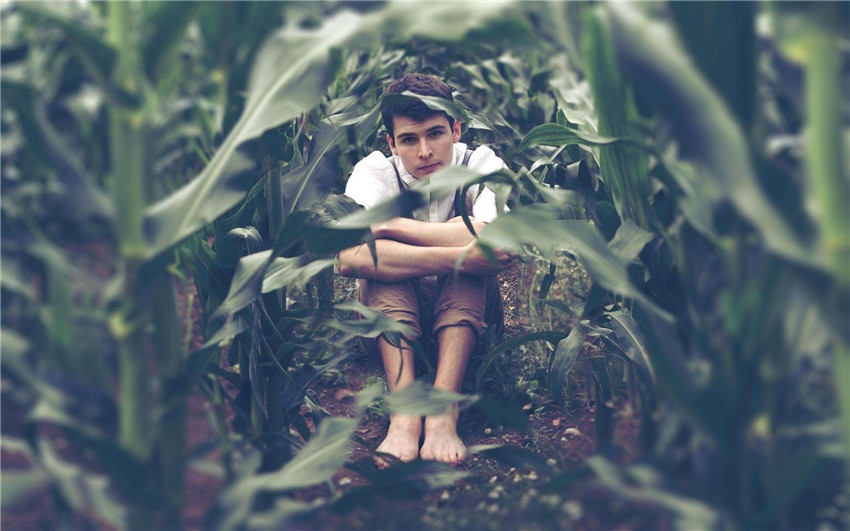 森系欧美男生高清精美桌面壁纸