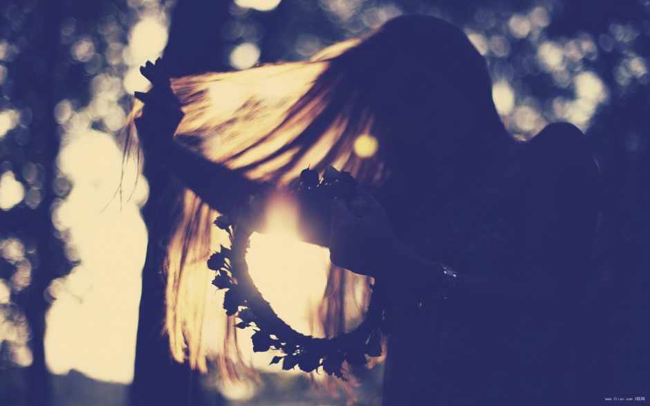 欧美女生森系唯美意境美图