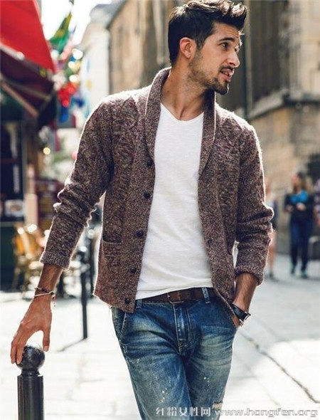 潮流男生欧美风个性穿衣搭配图片