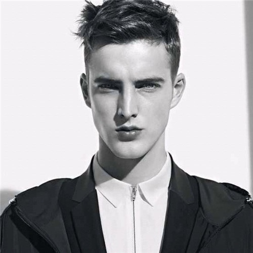 帅气的欧美男生黑白个性头像图片