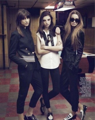 个性潮流欧美霸气女生街头抓拍图片