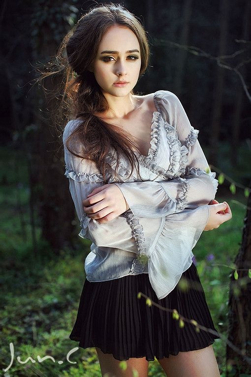 素雅清新伤感女生欧美风图片