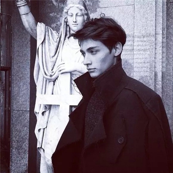 清新帅气的欧美意境男图