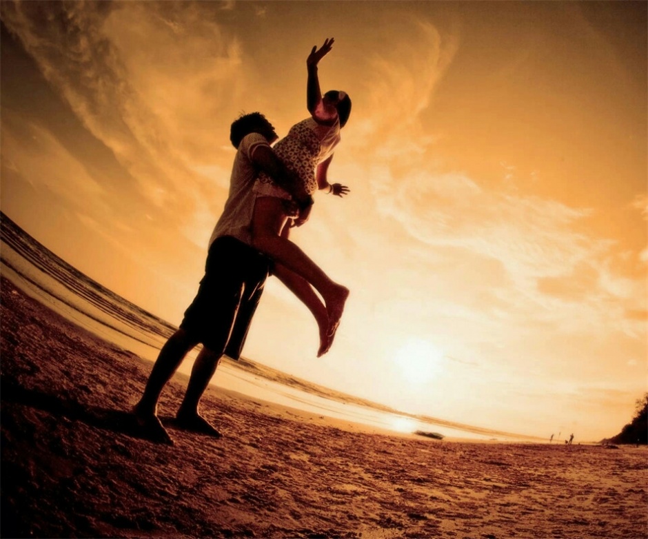 欧美意境情侣创意手机壁纸