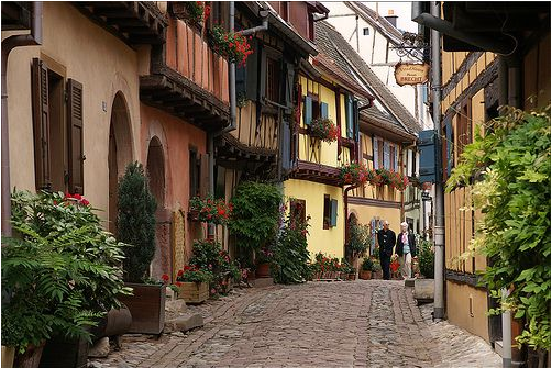 小清新意境唯美欧美风街道风景图片