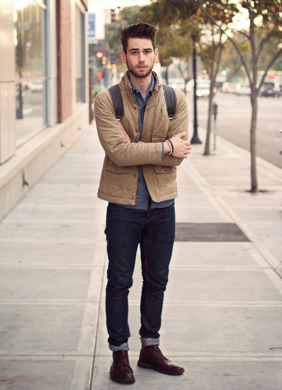 街头潮流欧美风男生衣服搭配图片