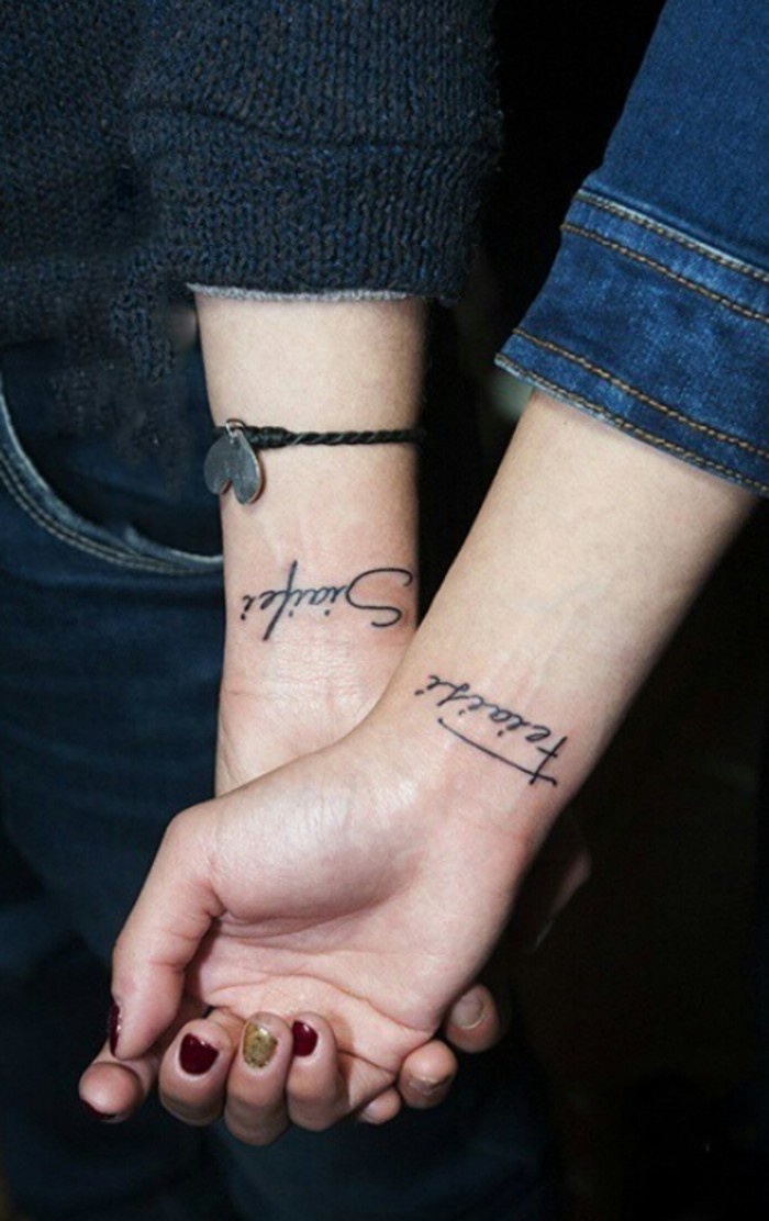 唯美小清新非主流欧美情侣纹身图案