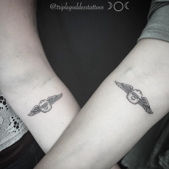 唯美小清新非主流欧美情侣纹身图案