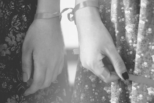 小清新友情欧美范黑白意境图片