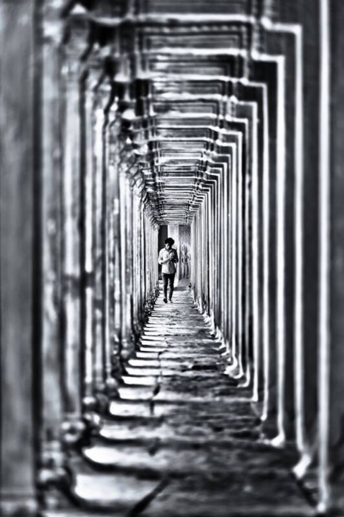 悲伤意境欧美范唯美黑白壁纸图片