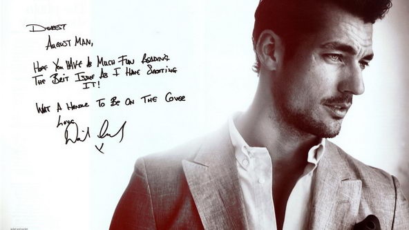 欧美帅哥模特大卫甘迪西服写真壁纸图片