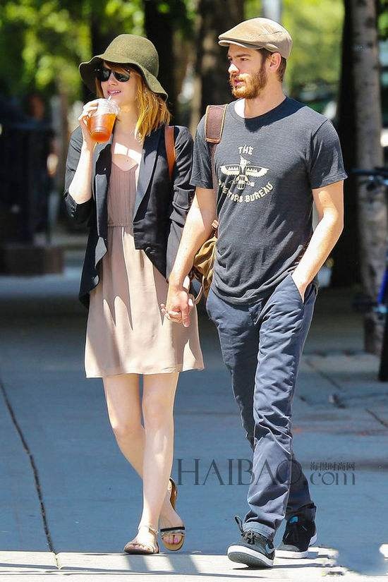 欧美情侣Olivia夫妇潮流甜蜜街拍照片