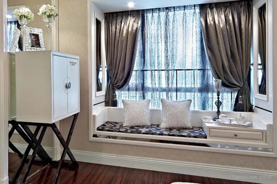 轻奢主义卧室简约欧美风格图片