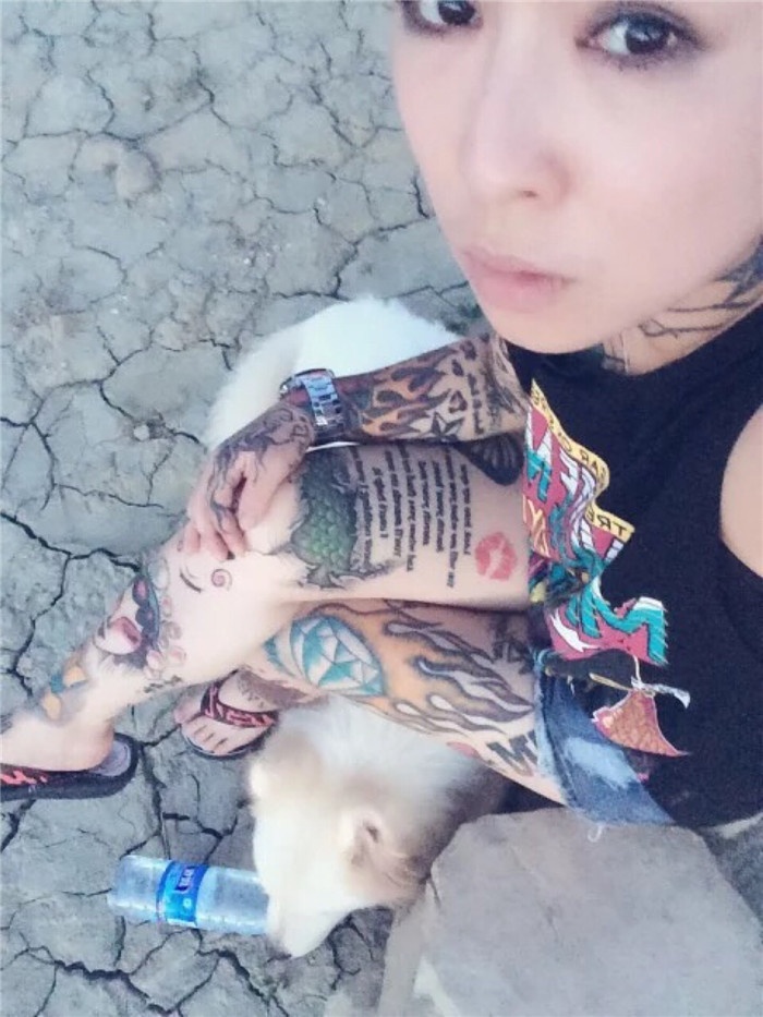 超有爱的欧美范纹身壁纸