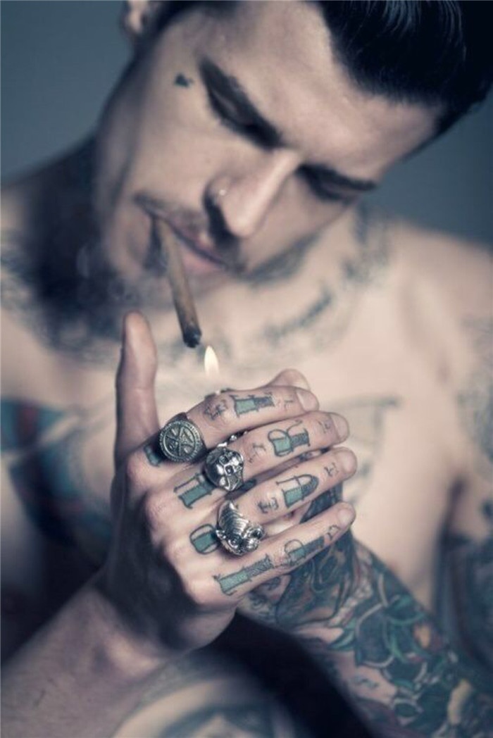 略显霸气的欧美范纹身图案