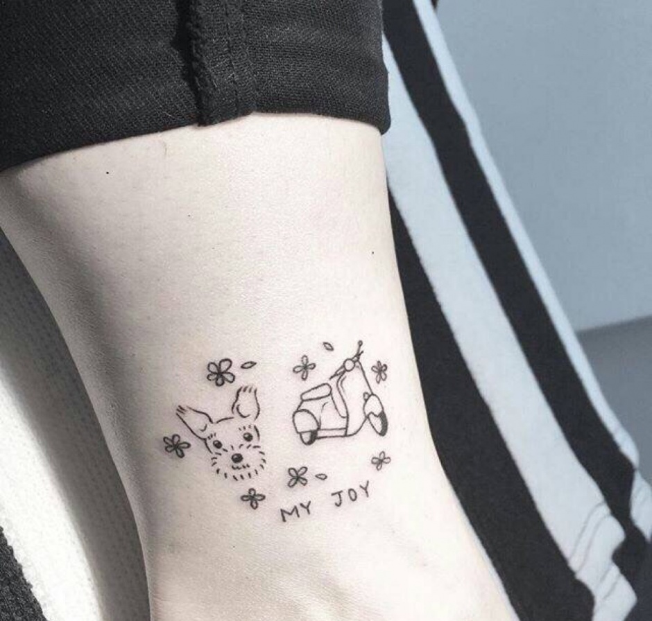 女生专用欧美小清新纹身图片