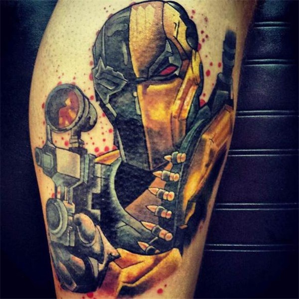 炫酷欧美风动漫纹身图片