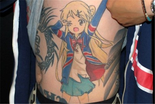 炫酷欧美风动漫纹身图片