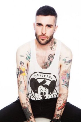 个性帅气的欧美男生纹身图案