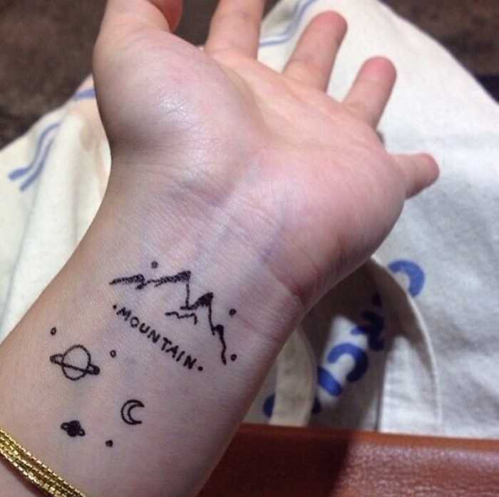 个性帅气的欧美男生纹身图案