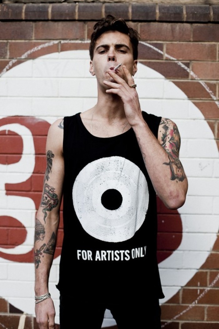 帅气欧美风男生精美个性图片