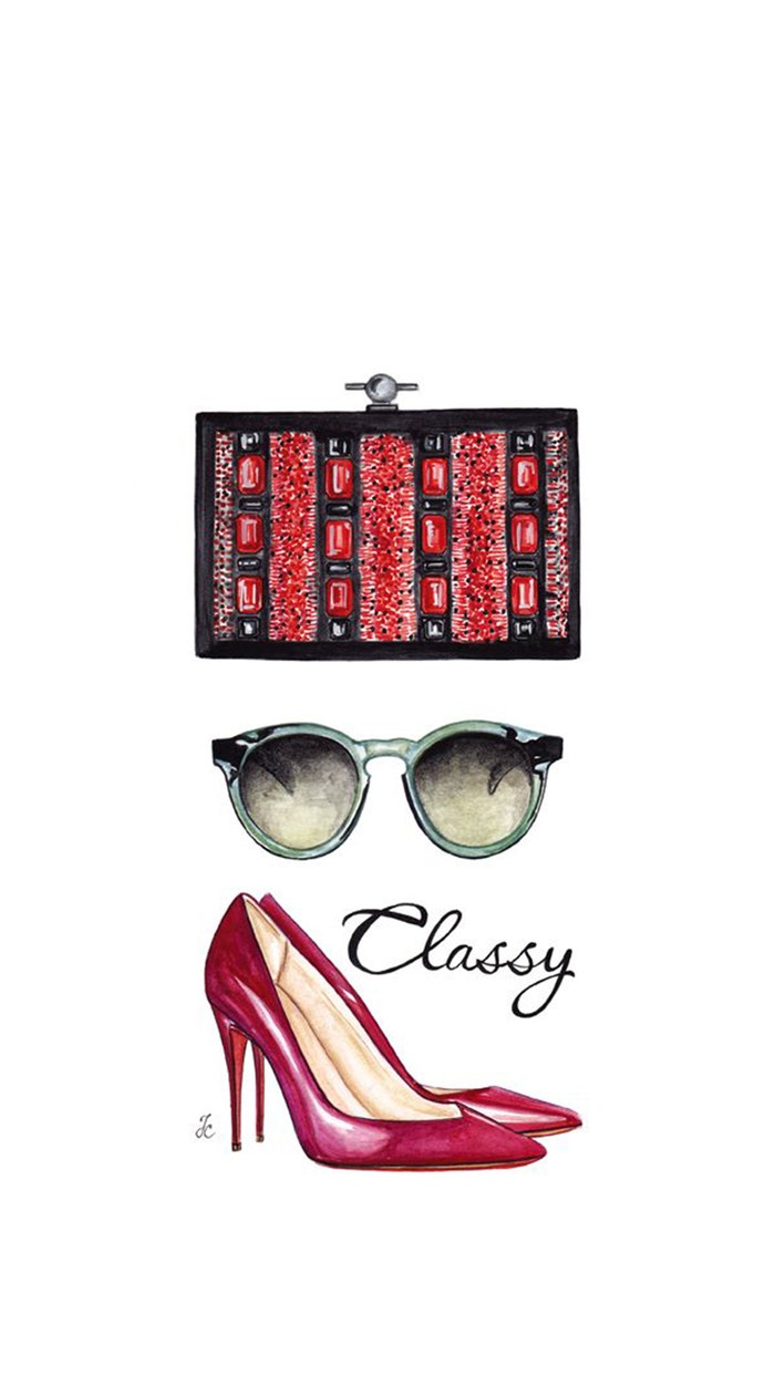 甜美复古欧美风高清手机壁纸