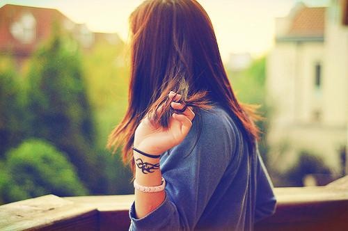 森系欧美小清新女生背景图片