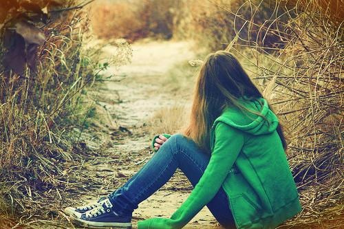 森系欧美小清新女生背景图片