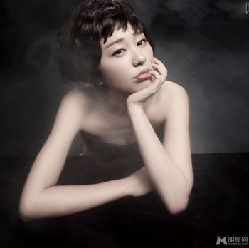 我为宫狂演员孙耀琦短发时尚写真